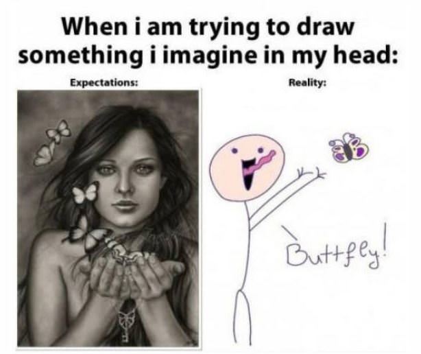 When I Am Trying To Draw Something