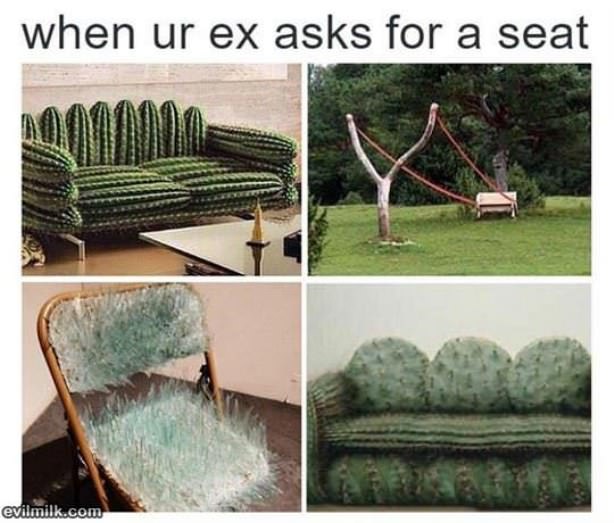 When Your Ex Asks For A Seat