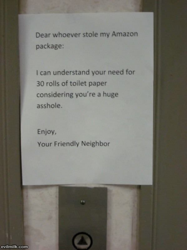 Whoever Stole My Package