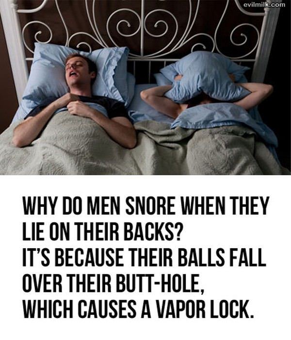 Why Men Snore