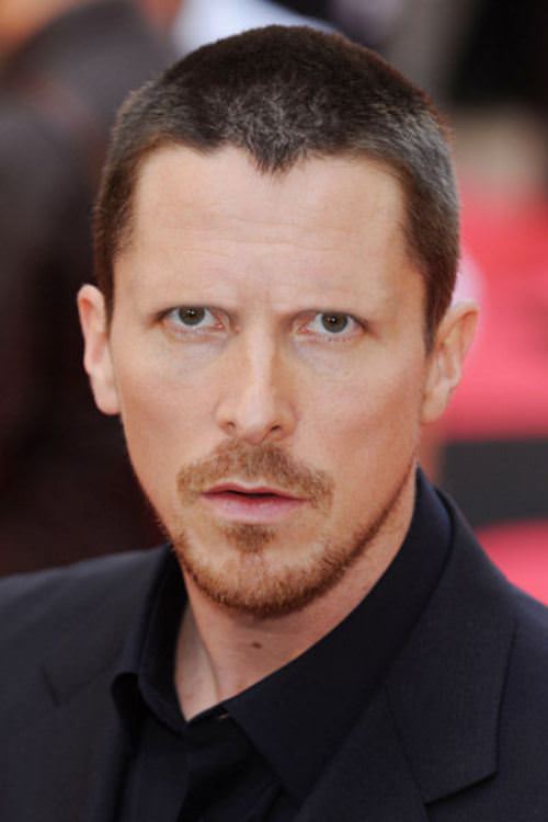 Christian Bale without eyebrows