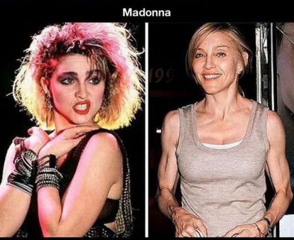 aging celebrities