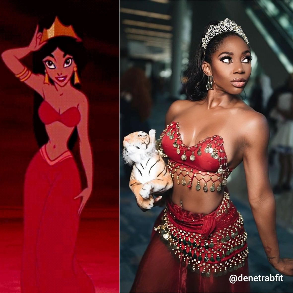  Denetra as Princess Jasmine