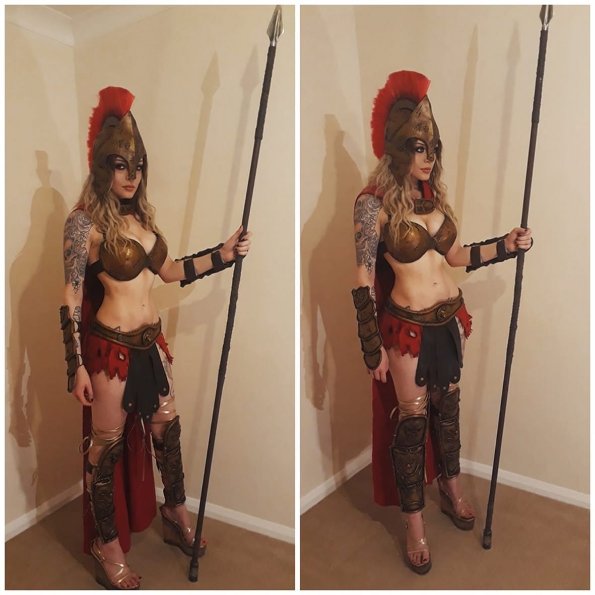  Onyxeia as a female Spartan warrior