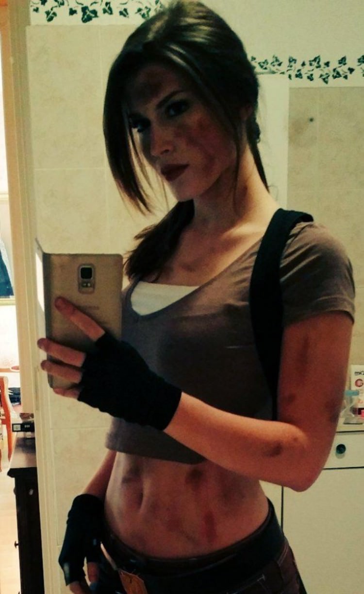Lara Croft saves the day