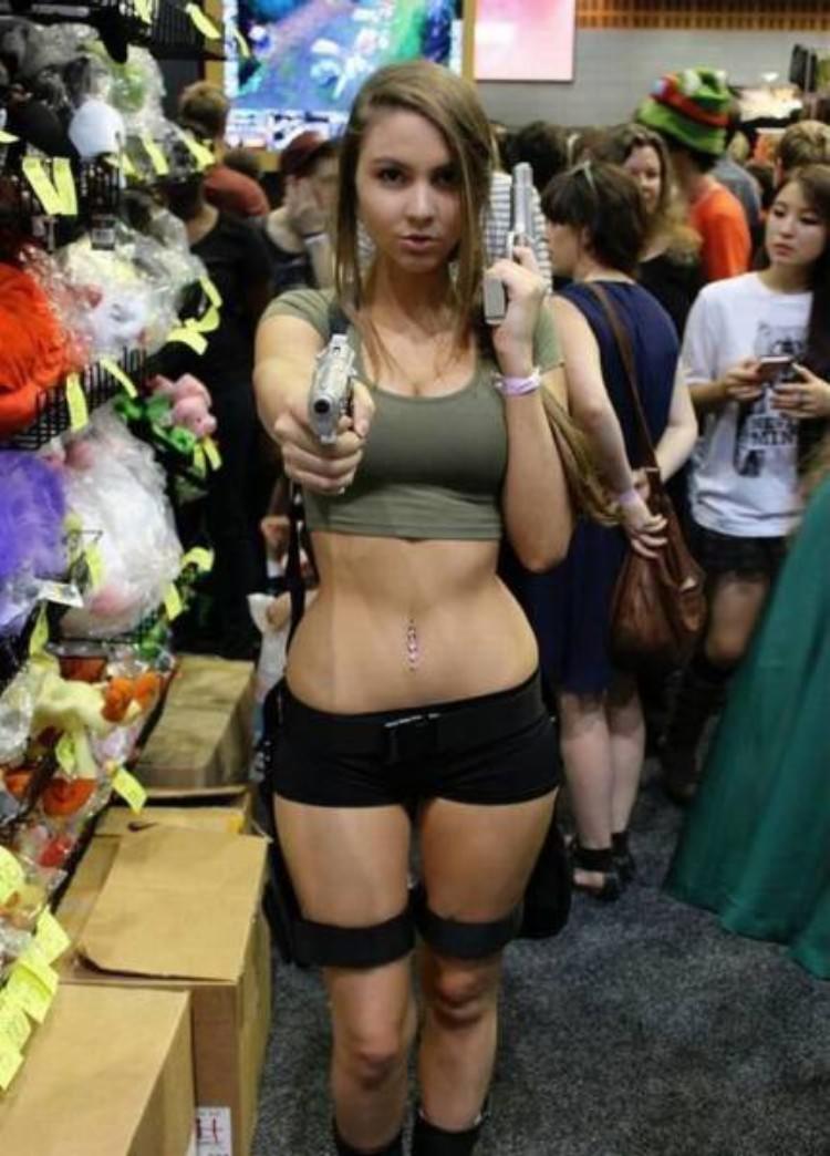 Lara Croft saves the day