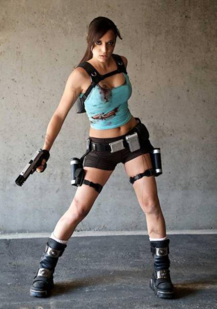Lara Croft saves the day
