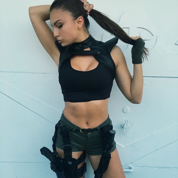 Lara Croft saves the day