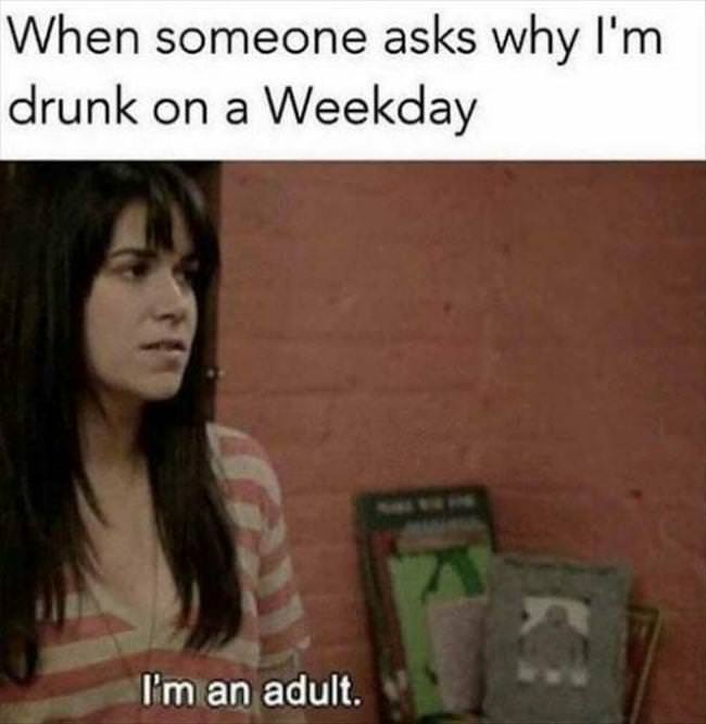 Thank you Alcohol