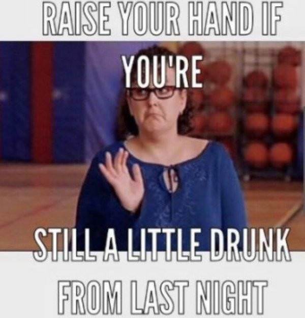 Thank you Alcohol