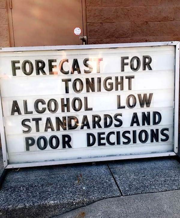 Thank you Alcohol