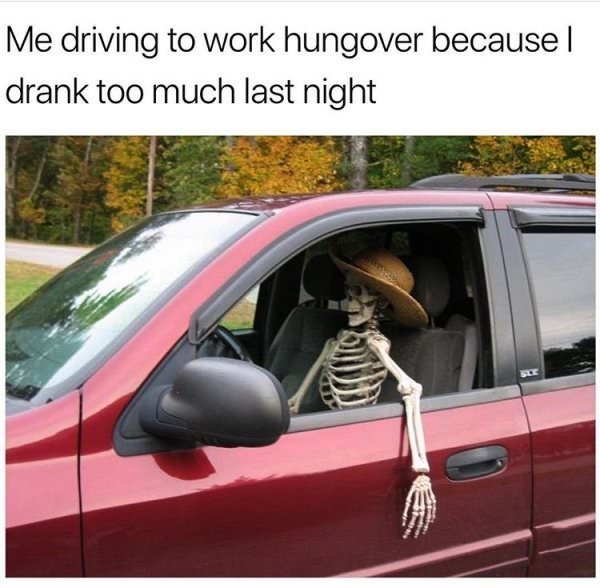 Thank you Alcohol