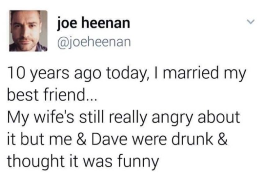 You might be drunk if