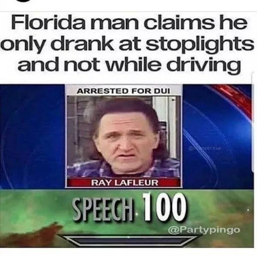 You might be drunk if