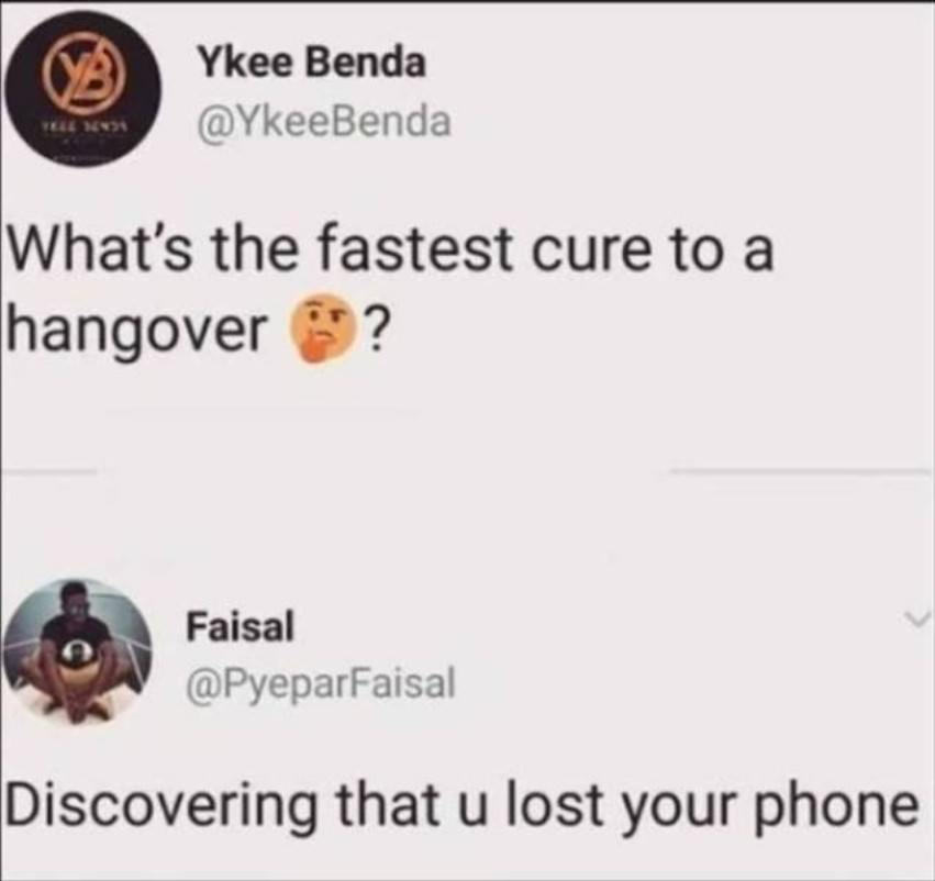 You might be drunk if