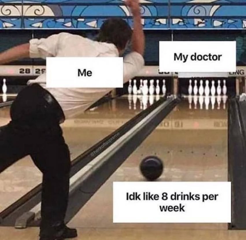 You might be drunk if