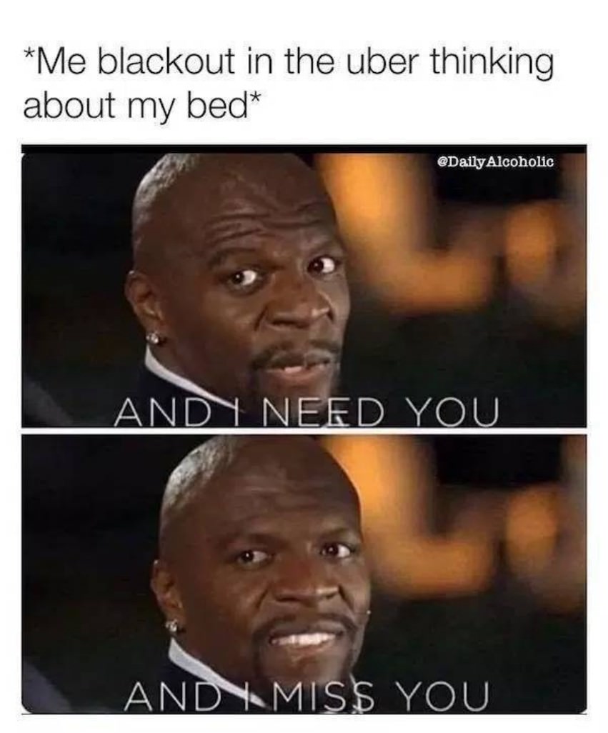 You might be drunk if