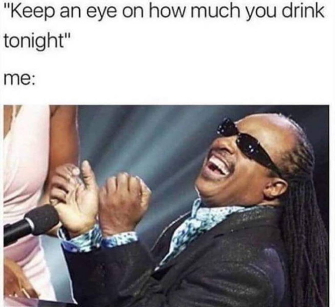 Thank you alcohol