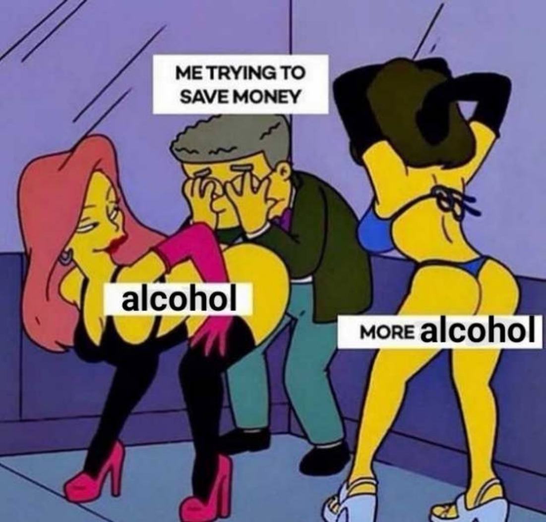 Thank you alcohol