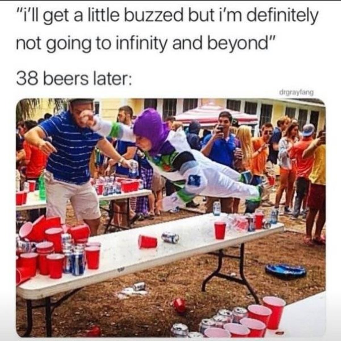 You might be drunk if