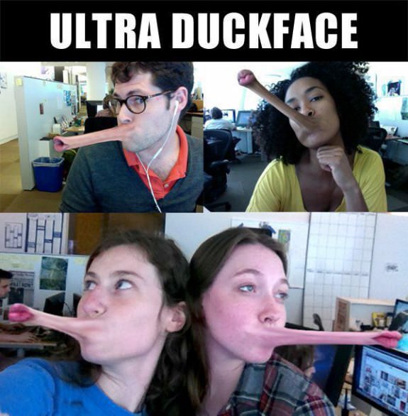 duck faces 10