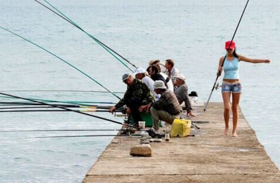 Girls Fishing