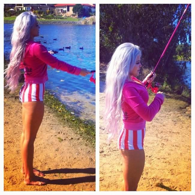 Girls Fishing