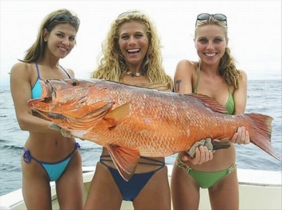 girls fishing
