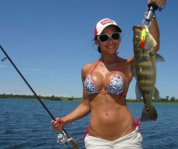 girls fishing