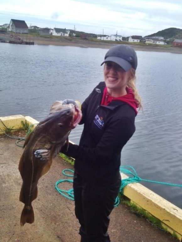 girls fishing