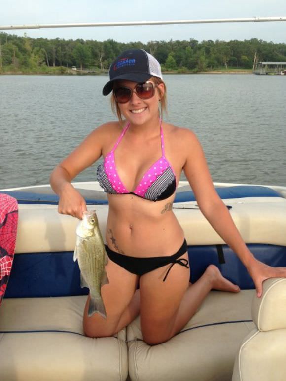 girls fishing