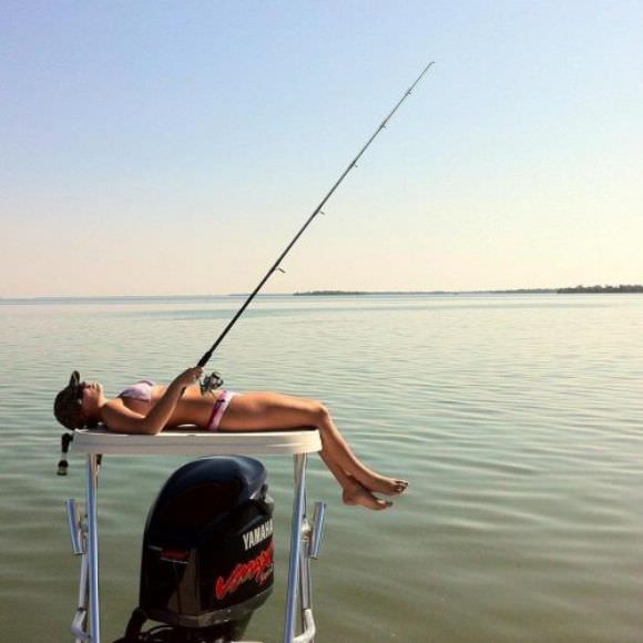 girls fishing