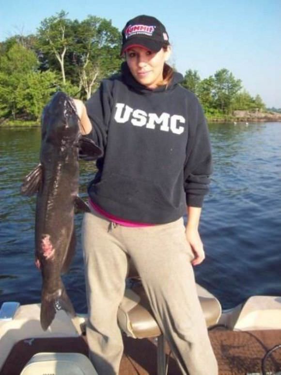 girls fishing