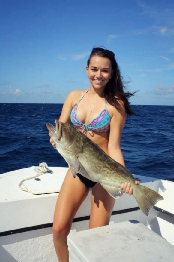 girls fishing