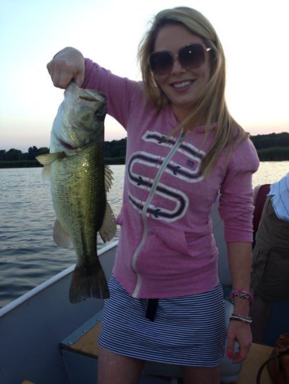 girls fishing