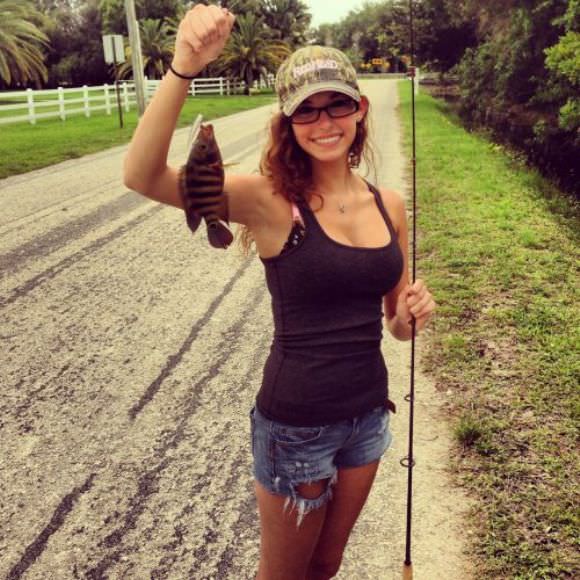 girls fishing