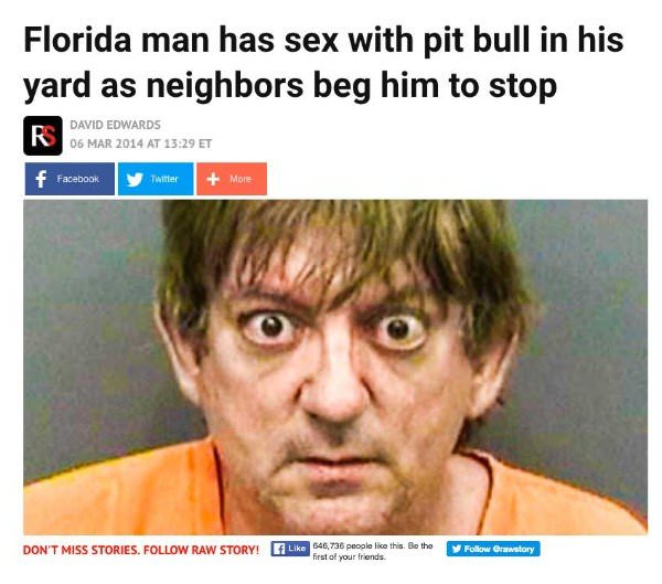 Meanwhile in Florida