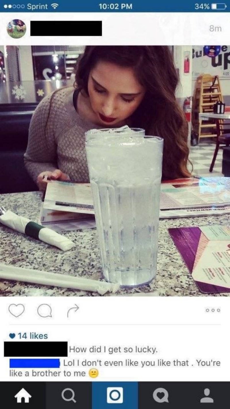 You have entered the friendzone
