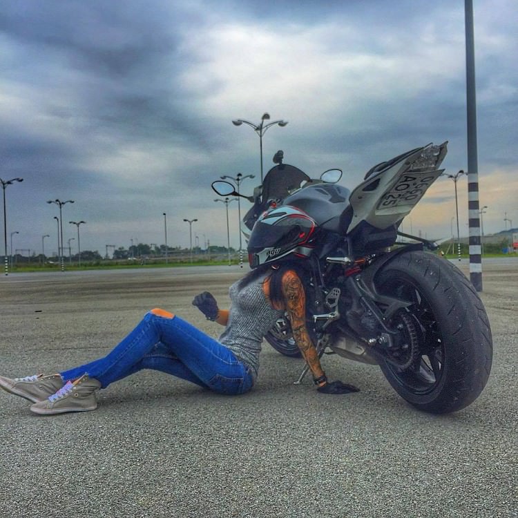 Girls who love Bikes