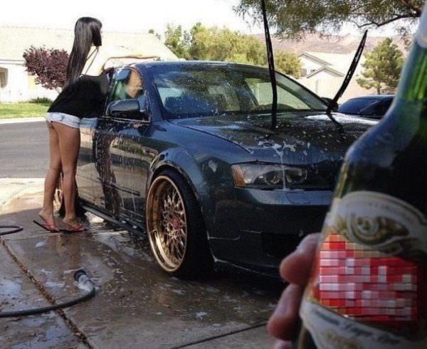 car wash girls