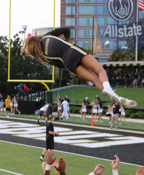 cheering