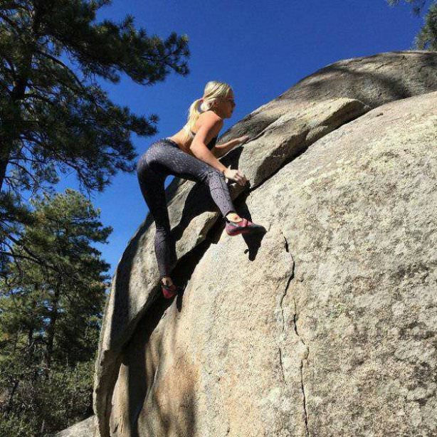 rock climbing