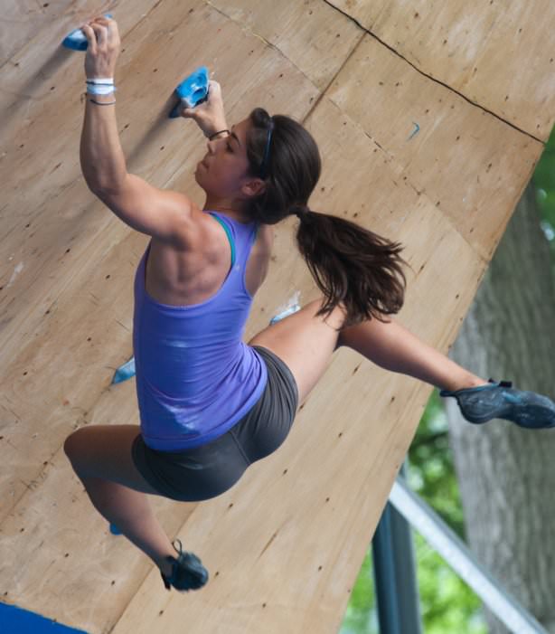 rock climbing