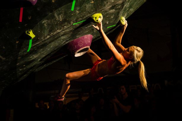 rock climbing
