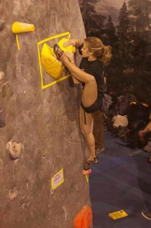 rock climbing