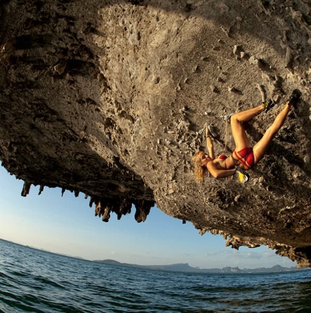 rock climbing