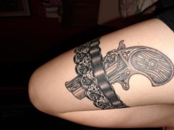 gun tatttoos