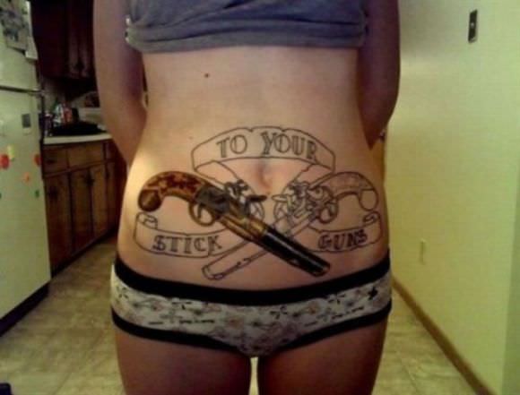 gun tatttoos