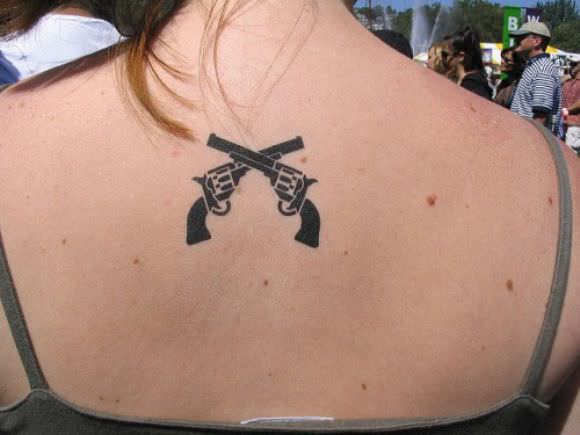 gun tatttoos