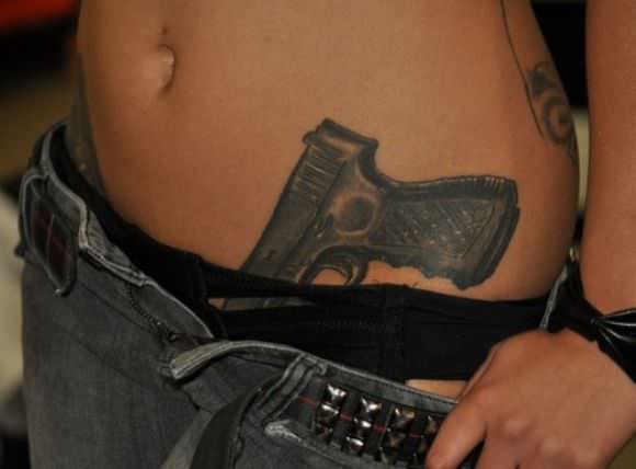 gun tatttoos